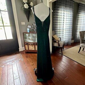 Royal We Emerald Green Formal Dress, Size 10